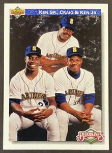 1992 Upper Deck Bloodlines #85 Ken, Craig, & Sr. - Picture 1 of 2