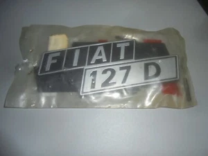 LOGO FREGIO SIGLA FIAT 127 D ORIGINALE  - Picture 1 of 1