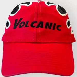 Gorra gorra de béisbol volcánico gancho y bucle correa roja negra - Imagen 1 de 8