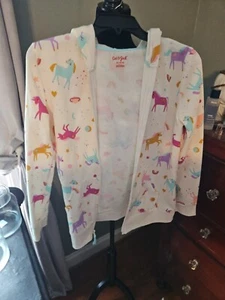 Cat & Jack Zip Front Hoodie Unicorns XL 14-16 - Picture 1 of 5