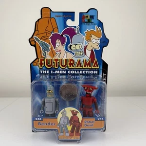 Futurama The I-MEN Collection Bender & Robot Devil 43 44 figuras Toynami selladas - Imagen 1 de 19