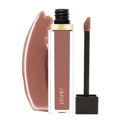 Jouer High Pigment Lip Gloss Fifth Avenue Coconut Oil FULL SIZE NIB Nude Brown - Image 1 of 4