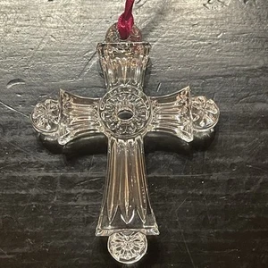 Marquis By Waterford Crystal Celtic Cross Christmas Ornament Made Germany 2006 - Picture 1 of 6