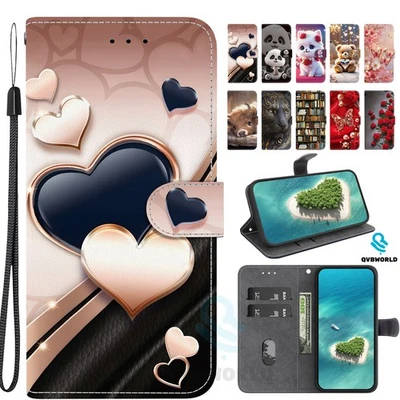 Flip Wallet Case for Google Pixel 9A 8A 7A 6A 5A 9 8 7 6 Pro Leather Phone Cover - Image 1 of 4