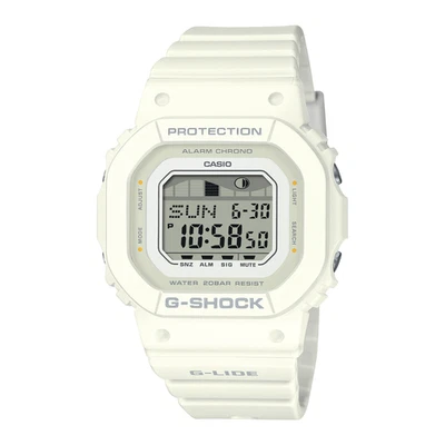Casio G-Shock G-Lide GLXS5600-7B White Resin Digital Surf Women's Watch - Image 1 of 2