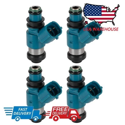4X Inyector de combustible 5S7-13761-00-00 para Yamaha 2009-2017 V STAR 950, 2012-14 YZF-R1 Foto 1 de 3