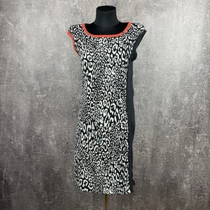 Cop Copine Asymmetric Lightweight Leopard Pattern Dress Size 38 Rrp 340$ - Picture 1 of 19