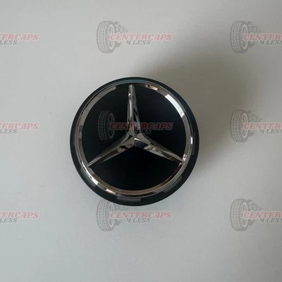 1 Center Cap Mercedes Benz C63s E63s CLS63s AMG 60mm Black Screw On Center Cap - Image 1 of 4