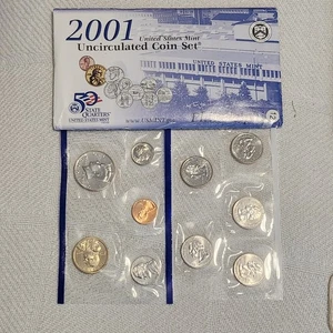 2001 P United States Mint Set Starting At Face Value - Picture 1 of 7