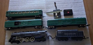 Am. Flyer Pass Set 322AC + grüne Autos - Bild 1 von 4