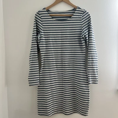OUTERKNOWN New Denim Project Boatneck Blue Nautical Striped Dress S $98 - Image 1 of 4