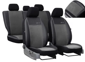 TAILORED SEAT COVERS FOR TOYOTA C-HR 2017 - 2022 ART. LEATHER & ALICANTE - Picture 1 of 13