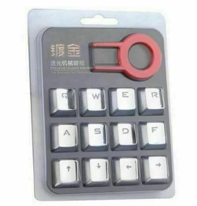 Electroplat Keycaps For Cherry MX Mechanical Keyboard 12KEY Sets - Picture 1 of 15