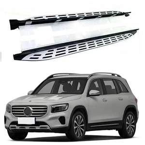 2Pcs Running Board Side Step Nerf Bar Fit for Mercedes Benz GLB 2020 21 22 23 24 - Picture 1 of 6