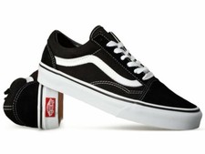 Vans Old Skool Black Unisex Sneaker Leder Canvas VN000D3HY281 Gr.35 - 45 EU