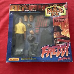 1989 MAXX FX Freddy Krueger A Nightmare on Elm Street Figure by Matchbox NEW