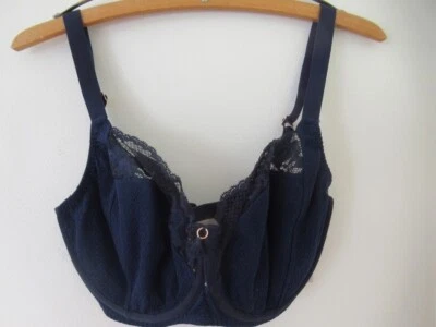 NEW Bravissimo NINA Bra 30GG Navy Lace Underwire Lingerie - Image 1 of 3