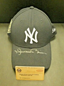 Gorra de retiro firmada por Mariano Rivera por los Yankees de Nueva York con certificado de autenticidad Steiner - Imagen 1 de 9