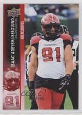 2022 Upper Deck CFL Exclusives /100 Isaac Adeyemi-Berglund #136