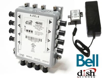 NEW DPP 44 HD SWITCH - BELL TV Dish Network MULTI LNB SATELLITE DPP44 82 91 - Image 1 of 4