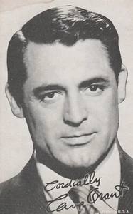 CARY GRANT ACTOR MOSTRA FORNITURA-PENNY ARCADE CARD 1932-1966 - Foto 1 di 2