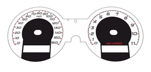 Ducati Monster S4 S4R S2R 2001-2008 MPH Custom Gauge Faces - Foto 1 di 1