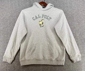 Cal Poly SLO Hoodie Sweatshirt KidsYouth XL Gray San Luis Obispo College Mustang - Picture 1 of 11