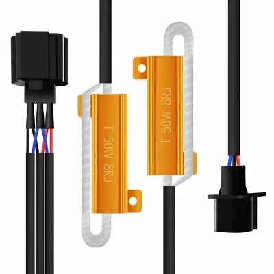 G4 AUTOMOTIVE 2x H13 LED Resistor Headlight Bulb Anti Flicker Error Free Relay - Image 1 of 4