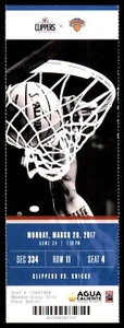Clippers vs. Knicks March 20, 2017 Ticket Stub - Blake Griffin 30 Points - Picture 1 of 2