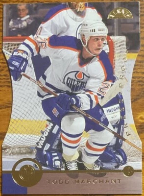 1996-97 Leaf Press Proofs Todd Marchant #153 Edmonton Oilers #’d /1500 - Image 1 of 2