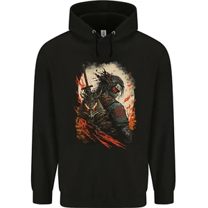 Dark Samurai Fantasy Warrior Childrens Kids Hoodie - Picture 1 of 3