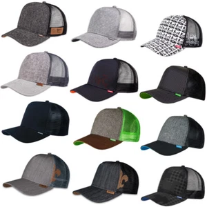 Djinns® HFT TRUCKER CAP NEW High Fitted Mesh Caps Snapback Basecap Uniform Kappe - Picture 1 of 36