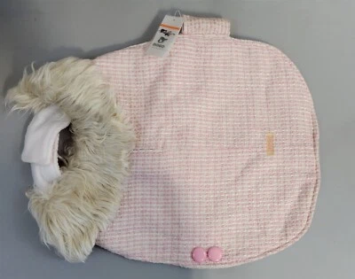 New With Tags Dogo Pink Furry Tweed Coat Dog Coat Size Large - Image 1 of 3