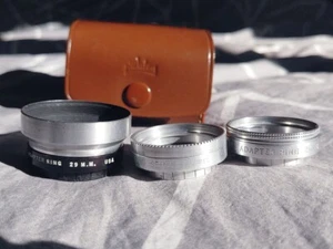 Tiffen Enteco Series 5 Kodak Adapter Ring set with Walz leather case - Picture 1 of 5