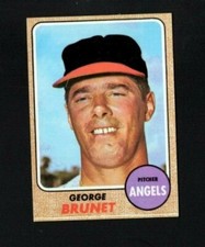 2088* 1968 Topps # 347 George Brunet NM