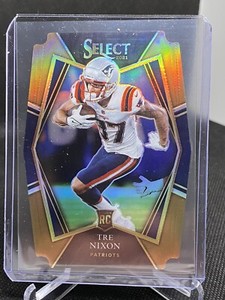 2021 Panini Select Tre Nixon #199 Blue Yellow Prizm Die Cut