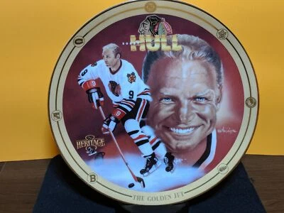 VTG Legends of Hockey "The Golden Jet: Bobby Hull" Plate - Limited Edition!!  - Image 1 of 4