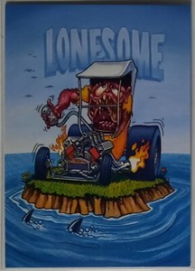 1996 Rat Fink card "Lonesome" by Ed "Big Daddy" Roth -Rare Chase Card