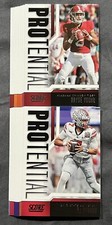 2023 Panini Score Football Cards Insert PROtential Rookies RC / Gold parallels