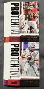 2023 Panini Score Football Cards Insert PROtential Rookies RC / Gold parallels