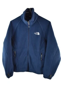 The North Face Womans Blue Fleece Zip Sweatshirt Zip Up Size S Outdoor Walking - Picture 1 of 8