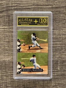 MICKEY MANTLE 1992 #5 Pinnacle GRADED ASG MINT 10 - Picture 1 of 1