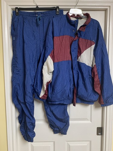 Abito vintage Christian Dior Monsieur 2 pezzi frangivento da uomo taglia large