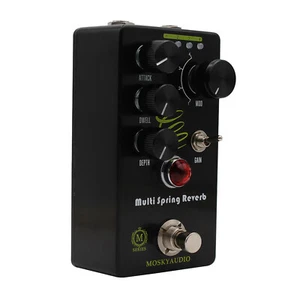 Pedal efecto bajo para guitarra MOSKYaudio Multi Spring Reverb cuatro modelos True Bypass - Imagen 1 de 9
