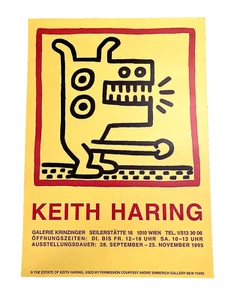Keith Haring Galerie Krinzinger poster 1995 - Picture 1 of 1