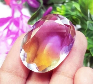 Brazilian Doublet Alexandrite Loose Gemstones 43.30 Ct Certified With Free Gift - Picture 1 of 8
