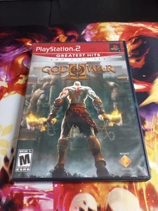 God of War 2 II (Sony PlayStation 2, 2007) PS2 Two Disc Missing Disc Read !!! - Picture 1 of 7