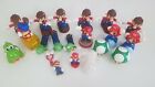 Toy Figure Lot Super Mario Brothers Bros Characters Luigi Mushrooms Cake Toppers