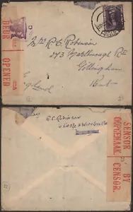South Africa WWII 1942 - Cover to England - Censor N782 - Picture 1 of 1