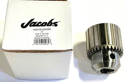 JACOBS 5064 Drill Chuck 36 3JT Taper Mount 0.18 - 0.80 - Image 1 of 3